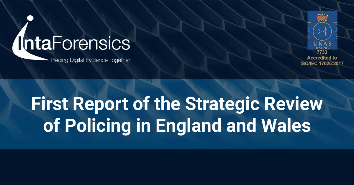 First Report of the Strategic Review of Policing in England and Wales